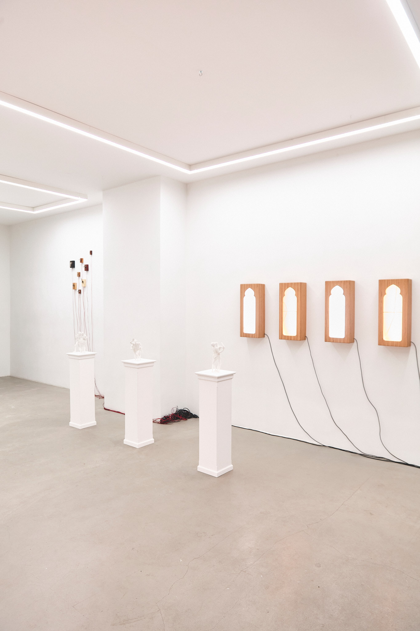 Faith Wrestlers, installation view